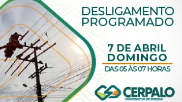 Desligamento programado em bairros de Imbituba