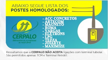 Homologação de Postes