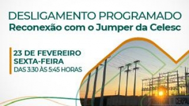 Cerpalo faz desligamento programado para obra da Celesc