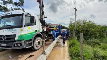 Instalação de rede trifásica e melhoria na infraestrutura