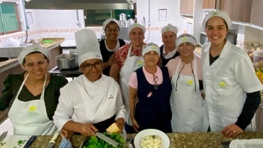 Cerpalo realiza curso de qualificação para cozinha