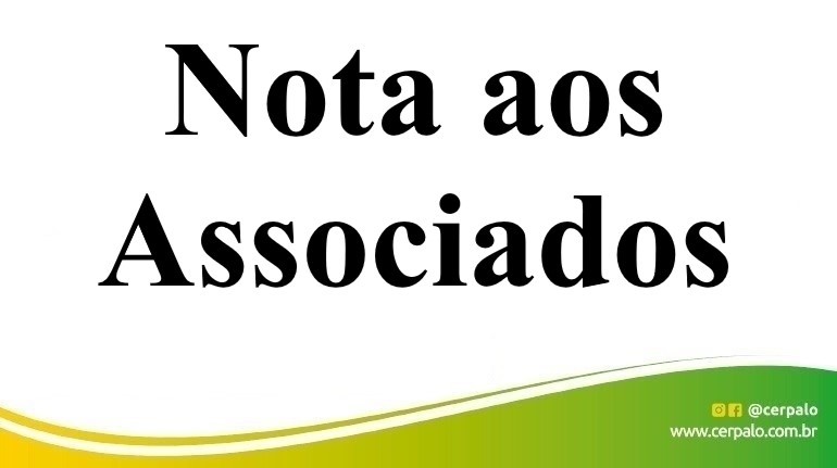 Nota aos Associados.