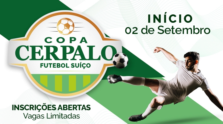 Copa Cerpalo de Futebol Suíço tem inscrições abertas