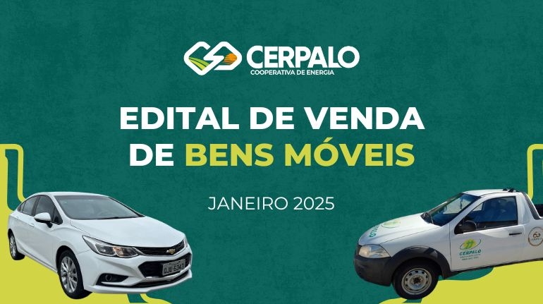 Cerpalo Anuncia Leilão de Bens Móveis
