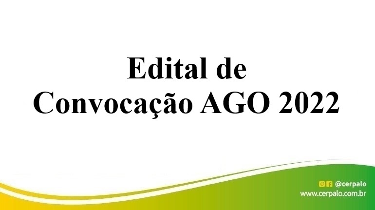 Edital de convocação para Assembleia Geral Ordinária