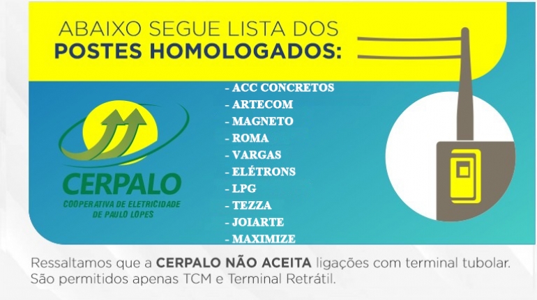 Homologação de Postes