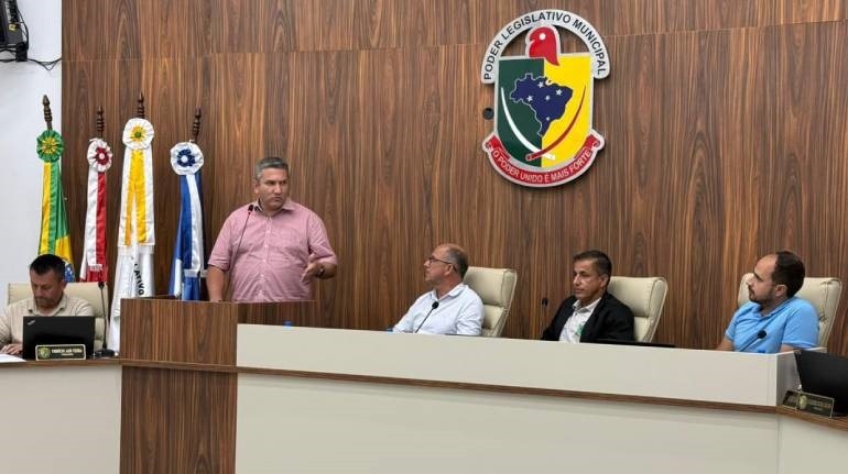 Presidente da Cerpalo na Câmara de Vereadores