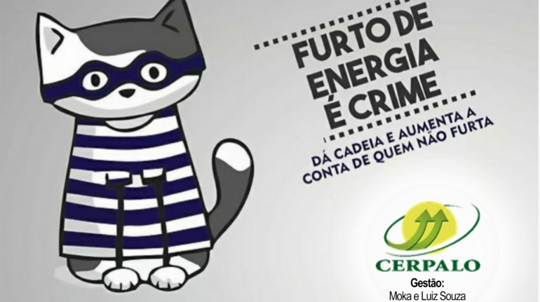 CERPALO intensifica campanha contra o furto de energia.